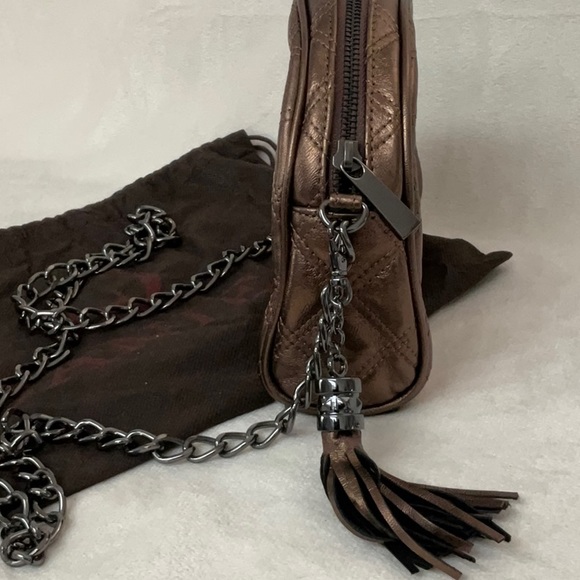 DANIER Leather Bag  crossbody quilted - Picture 11 of 12